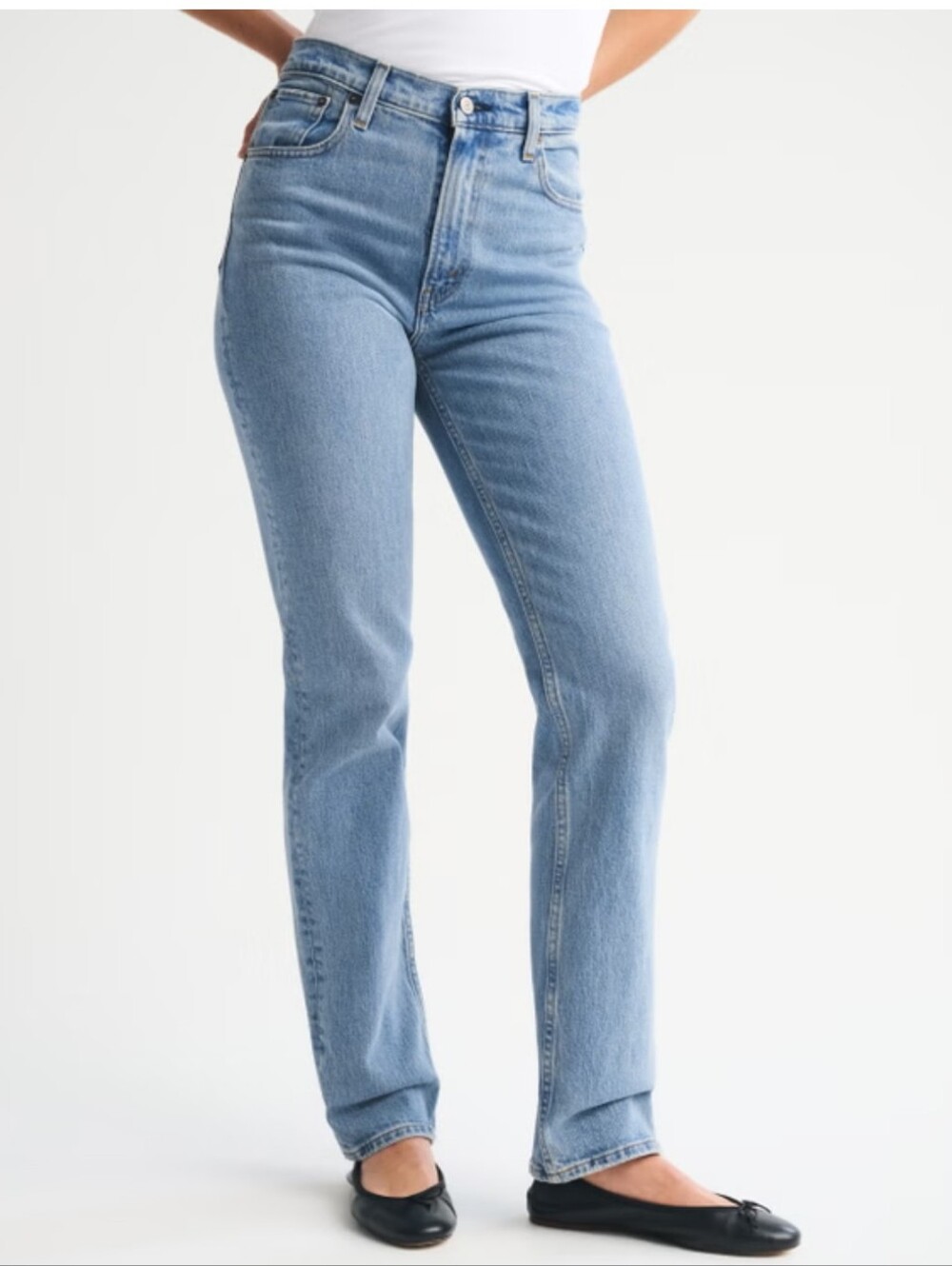 Abercrombie Ultra High Rise 90s Straight Jean